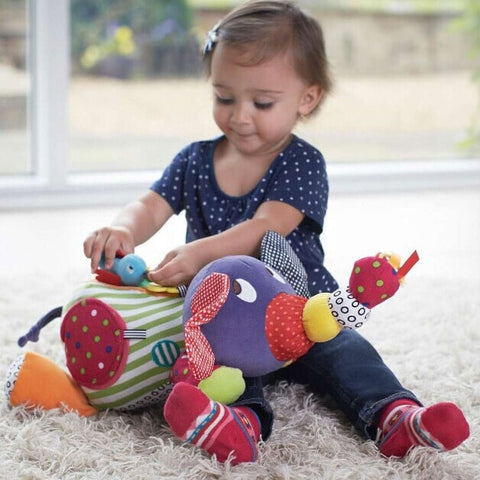 Educational Toys For Baby 0-12 Month Cartoon Plush Elephant Baby Rattles Brinquedos Para Bebe Oyuncak Baby Toys
